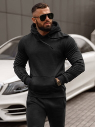 Juodas vyriškas sportinis kostiumas OZONEE JS/68C10381/3Z