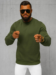 Rusvai žalsva vyriškas džemperis OZONEE JS/2001-10Z