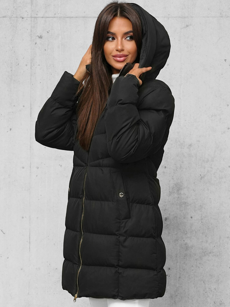 Juoda moteriška striukė OZONEE JS/5M3231/392