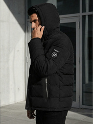 Juoda vyriška striukė OZONEE JS/31M5077/392