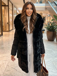 Juoda moteriška striukė OZONEE JS/5M3158/392Z