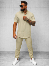 Smėlio spalvos vyriškos chino kelnės OZONEE O/K971SP