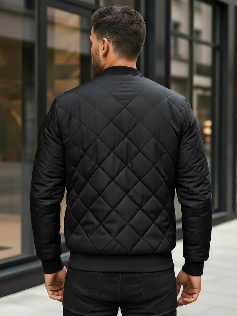 Juoda vyriška striukė OZONEE JS/MY01Z