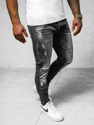 Juoda vyriški džinsai OZONEE NB/MP007NZ