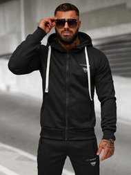 Juodas vyriškas sportinis kostiumas OZONEE O/LN11760