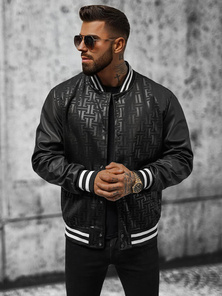 Juodi vyriška striukė OZONEE O/3A172