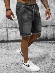 Juodi vyriški šortai OZONEE NB/MP0276GS