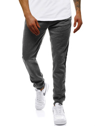 Grafitiniai-juodos vyriškos sportinės kelnės OZONEE JS/JZ11006