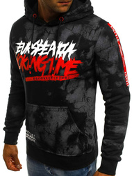 Juodas vyriškas džemperis OZONEE JS/DD210Z