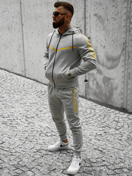 Pilkas vyriškas sportinis kostiumas OZONEE JS/C8117