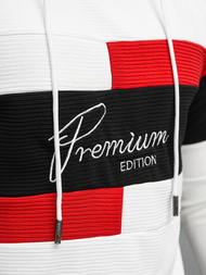 Balta vyriškas džemperis OZONEE O/B7524Z