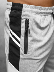 Pilkas vyriški sportiniai šortai OZONEE JS/68007/2