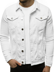 Balta vyriška džinso striukė OZONEE G/620