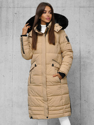 Smėlinis moteriška striukė OZONEE O/W377