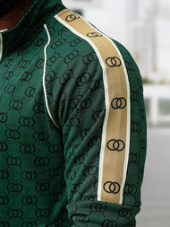 Žalias vyriškas sportinis kostiumas OZONEE O/FF5110AB