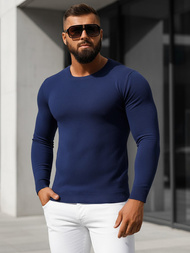 Tamsiai-mėlynas vyriškas megztinis OZONEE NB/MMB602/5Z