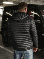 Juodi vyriška striukė OZONEE JS/16M9328/392BZ