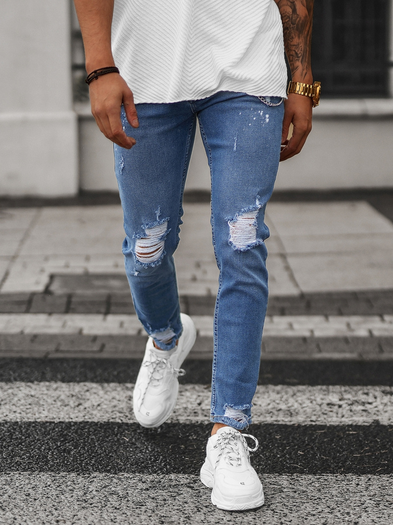 Mėlyni vyriški džinsai OZONEE O/WE1014Z