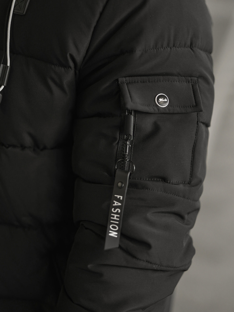 Juoda vyriška striukė OZONEE JS/57M7502/392Z