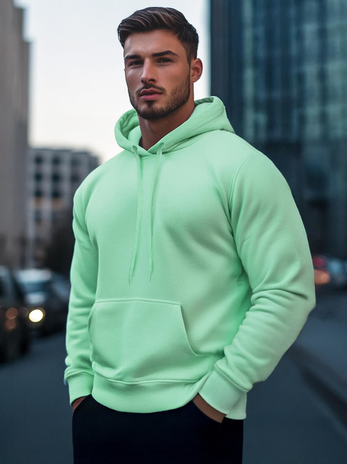 Mėtinis vyriškas džemperis OZONEE JS/2009Z