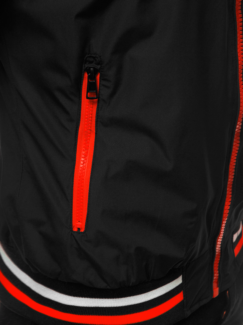 Juoda vyriška bomber striukė OZONEE N/6194