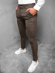  Rudos vyriškos chino kelnės OZONEE DJ/5533