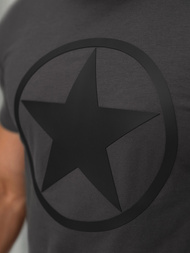 Grafitinis vyriški marškinėliai OZONEE NB/MT3151