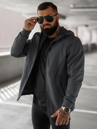 Grafitinis vyriška softshelte striukė OZONEE JS/27B6529/5Z