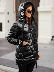 Juoda moteriška striukė OZONEE JS/5M3188/392Z