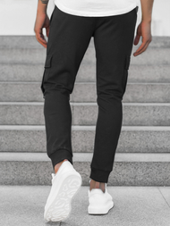 Juodos vyriškos sportinės kelnės OZONEE C/374