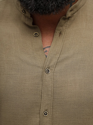 Tamiai-smėlinis mėlyna vyriški marškiniai OZONEE O/V112