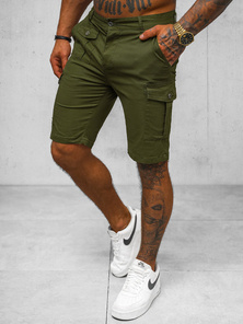 Žalios vyriški chino šortai OZONEE NB/MP0188MV