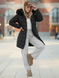 Juoda moteriška striukė OZONEE JS/16M9121/392Z