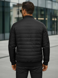 Juoda vyriška bomber striukė OZONEE JS/MY02Z 