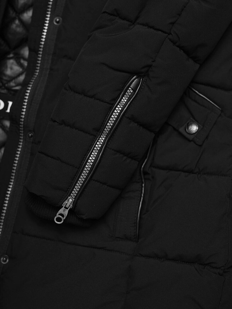 Juoda moteriška striukė OZONEE O/W377Z