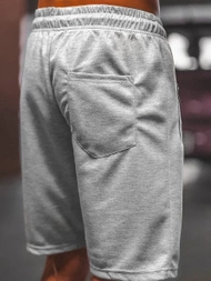 Pilki vyriški sportiniai šortai OZONEE O/WW20012/2