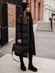 Juoda moteriška striukė OZONEE JS/5M3163/392Z