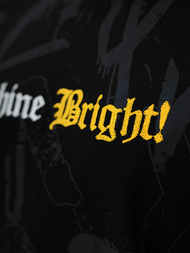 Juodi vyriški marškinėliai OZONEE O/YN2/621Z