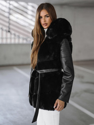 Juoda moteriška striukė OZONEE JS/11Z8090Z