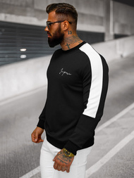 Juodi vyriškas džemperis OZONEE O/P2033