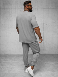 Pilkas vyriški marškinėliai OZONEE O/Y960T