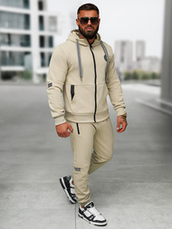 Smėlinė vyriškas sportinis kostiumas OZONEE O/LN11887