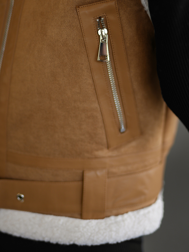 Camel moteriška odinė liemenė OZONEE JS/11Z8238