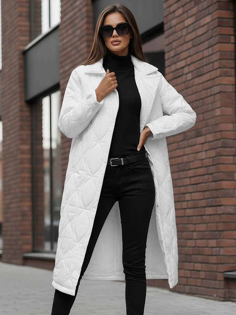 Baltas moteriška striukė OZONEE JS/5M3177/281Z