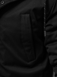 Juoda vyriška žieminė striukė OZONEE JS/5M120/392