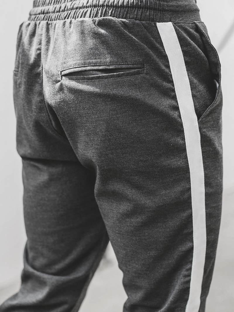 Grafitinės vyriškos chino kelnės OZONEE DJ/5529Z