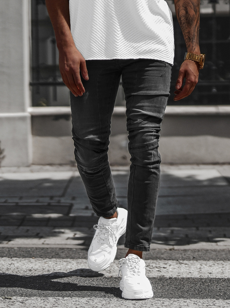 Juoda vyriški džinsai OZONEE NB/MP0025N