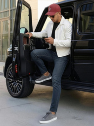 Tamsiai-mėlyni vyriški džinsai OZONEE O/JK2895AZ