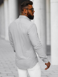 Pilka vyriški marškiniai OZONEE O/V118