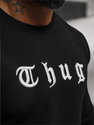 Juodas vyriškas džemperis OZONEE O/T6612